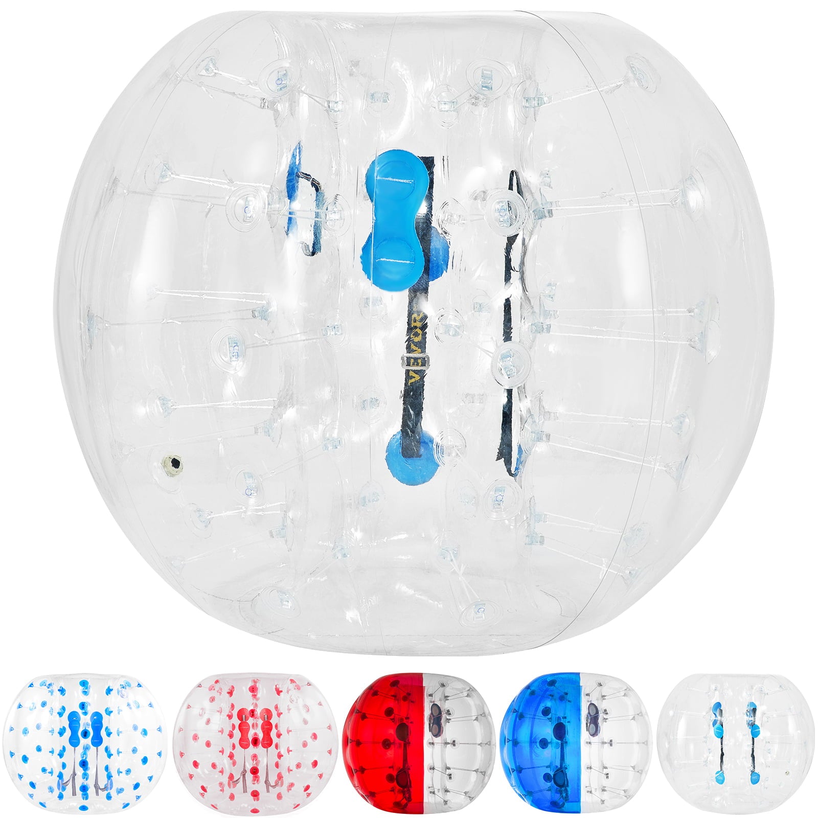 VEVORbrand Bumper Bubble Soccer Ball，Kids And Adults Inflatable Body Zorb 1.2m/3.93ft Pvc Bumper Football Bubble