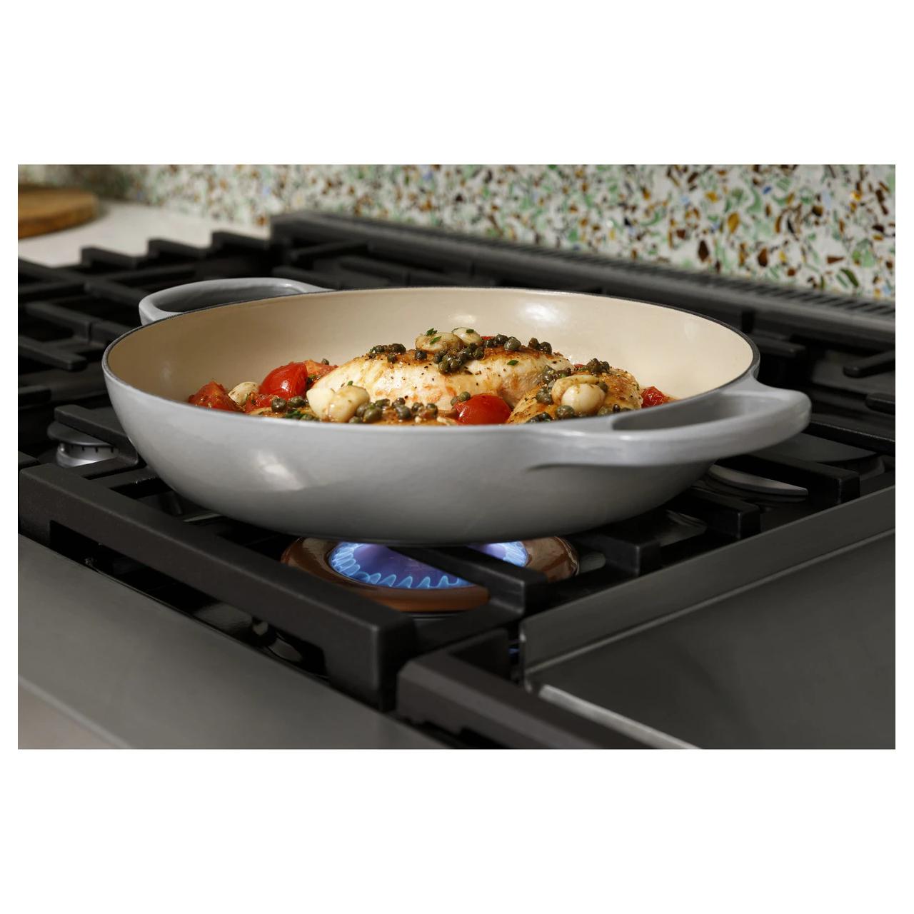 Caf¨¦ 48-inch Freestanding Dual-Fuel Range with 6 Burners and Griddle C2Y486P3TD1