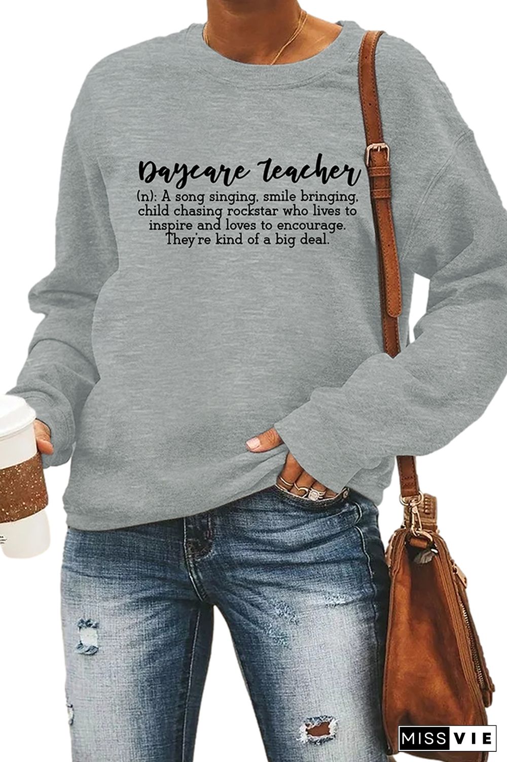 Daycare Teacher Definition Sweatshirt Wholesale