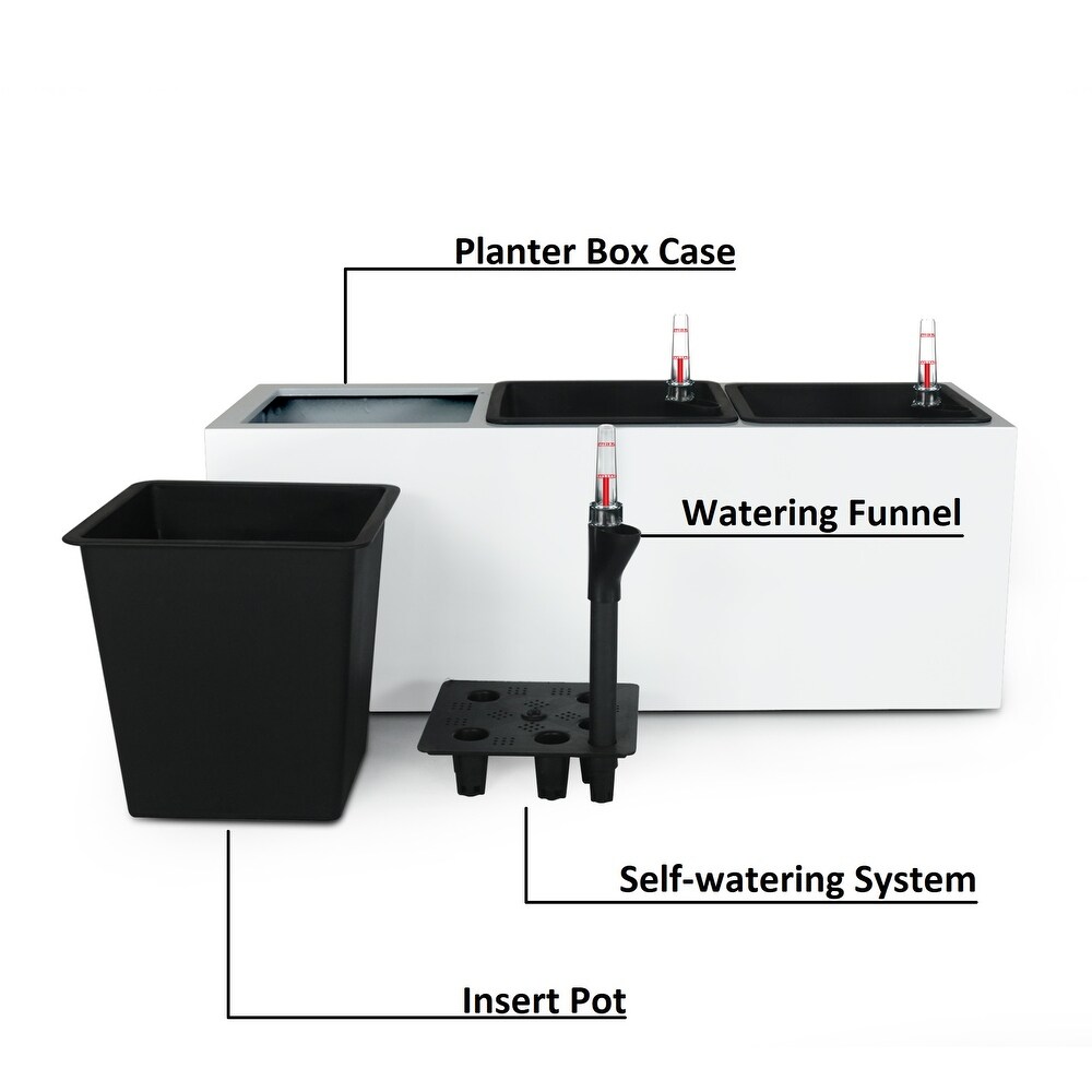 DTY Signature 3 Liner Self watering Rectangle Planter Box