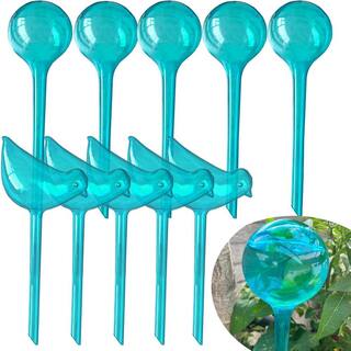 Cubilan Plant Watering Stakes Plant Automatic Self-Watering Globes Plastic Balls Garden Water Device Watering Bulbs (10-Pieces) B09TK3P5WF