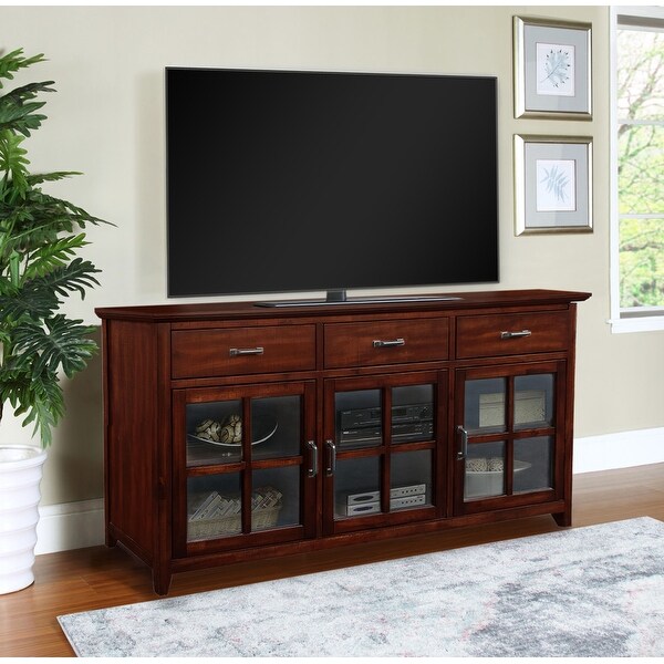 Abbyson Oliver Traditional 70 Inch Wood Media Console