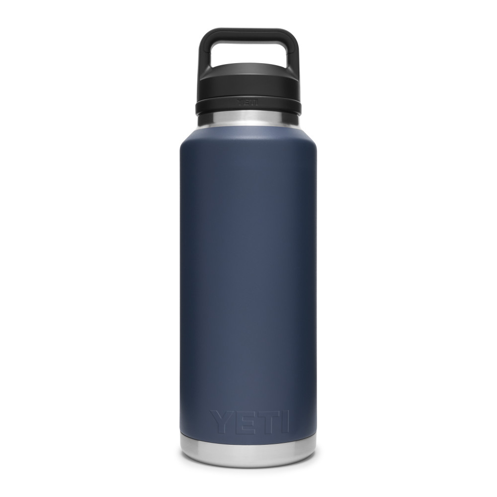 Yeti Rambler Bottle with Chug Cap 46oz， Navy