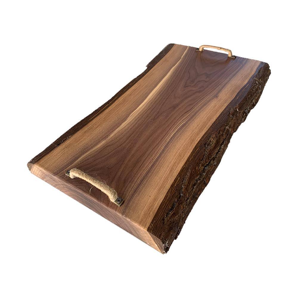  Swaner Hardwood 2 in. x 12 in. to 16 in. x 4 ft. Walnut Live Edge Sawn Board OL08140048WA