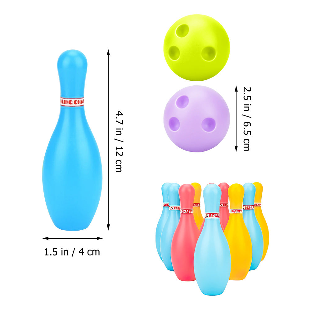 NUOLUX 2 Sets Kids Bowling Toys Toddler Toys Children Bowling Pin Bowling Ball for Boys Girls