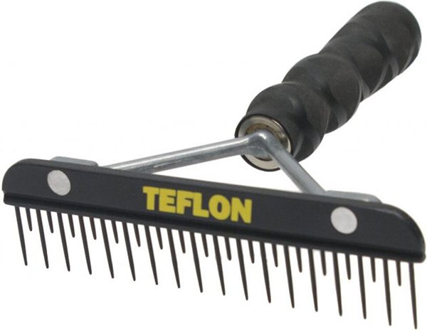 Sullivan Supply 6-in Teflon Fluffer Farm Animal Comb