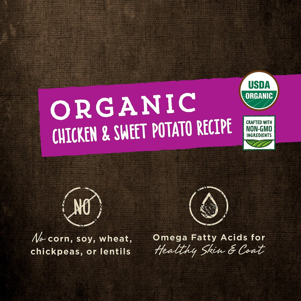 Castor and Pollux ORGANIX Organic Chicken and Sweet Potato Recipe Grain-Free Dry Dog Food