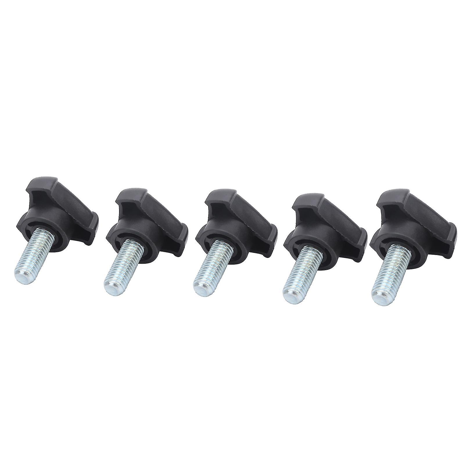 5pcs Plastic Triangular Handle Screw Knob Tightening Screw Set Accessory M10 25mm