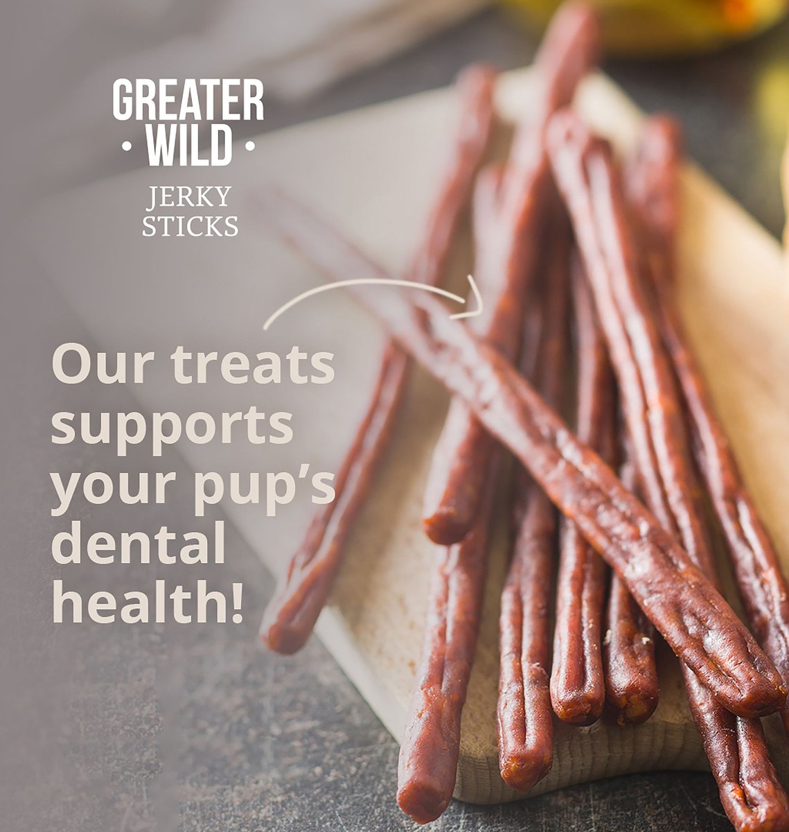 Greater Wild Premium Beef Flavored Jerky Dog Treats