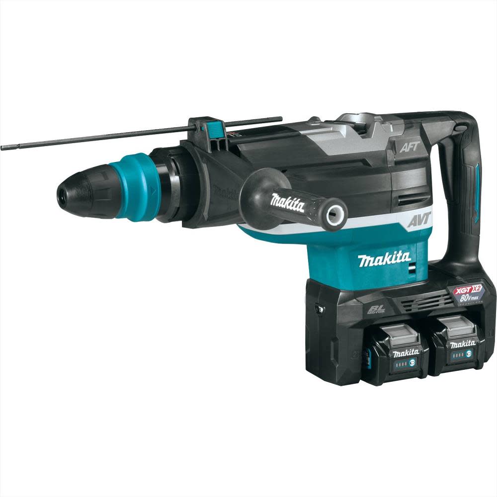 Makita 80V max (40V max X2) XGT Rotary Hammer Kit Brushless Cordless 2 AVT accepts SDS MAX bits AFT AWS Capable ;