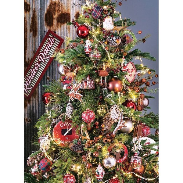 Sullivans Artificial 7'6 Danish Royal Fir Tree，Green