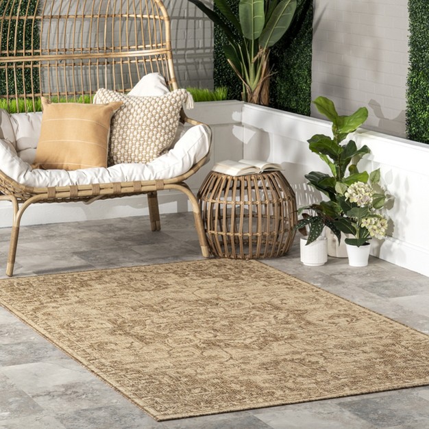 Nuloom Becki Traditional Medallion Indoor outdoor Area Rug