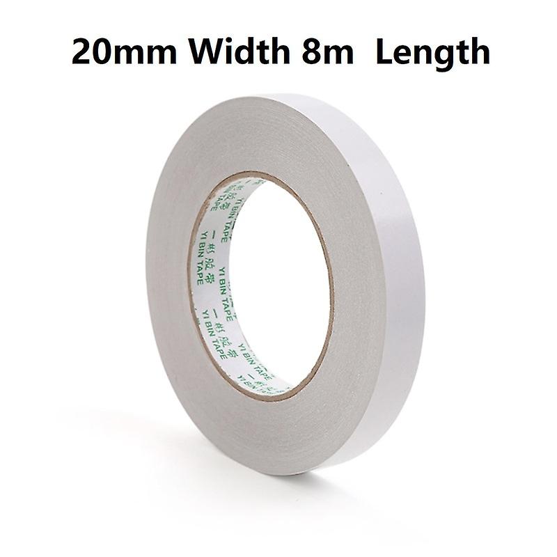 Width 5mm~20mm White Double Sided Tape Super Strong Adhesive Tape Diy Craft Gift-wrap Strong