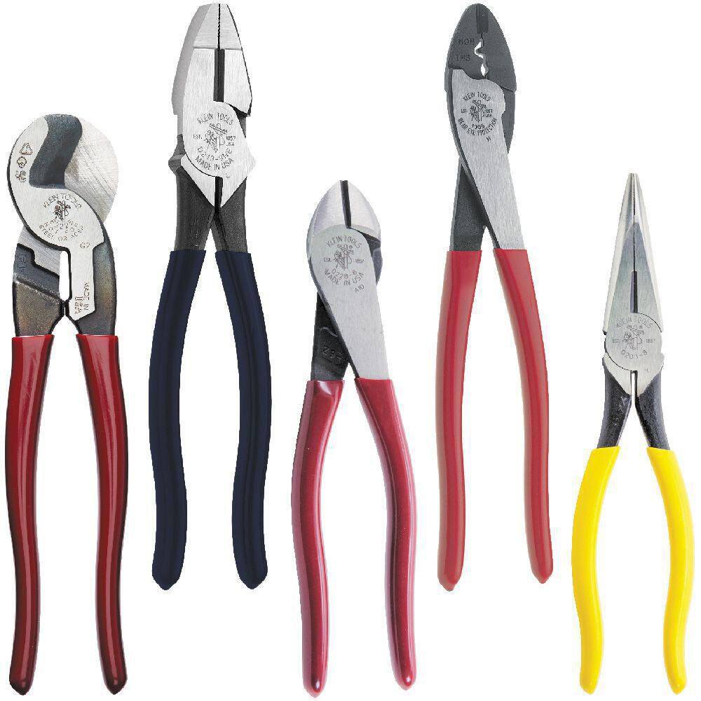 Klein Tools Dipped Plier Tool Set 5-Piece 80087