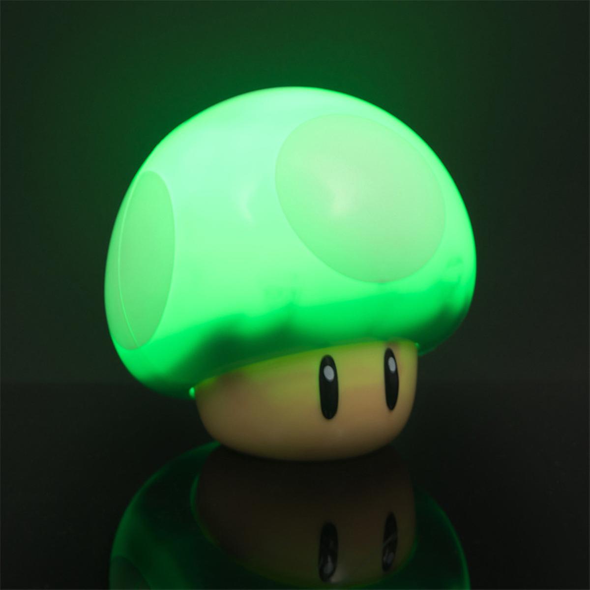 Mario Cute Mushroom Night Light Bedside Night Lamp Cute Kids Table Lamp Room Decoration Chirstmas Gift