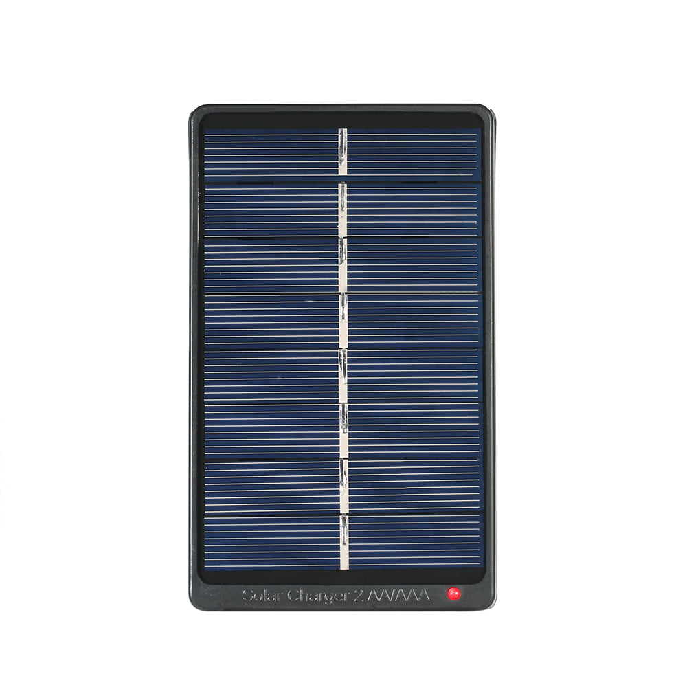 Walmeck 2*AA/AAA Rechargeable Batteries Solar Powered 1W 4V Solar Panel for Battery Charging