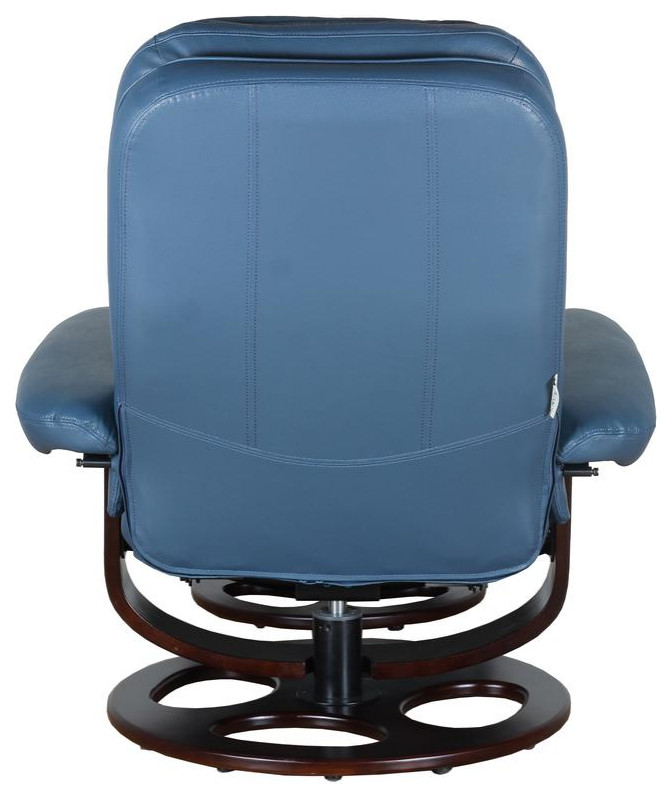 Jacque Swivel Pedestal Recliner w/Ottoman   Contemporary   Recliner Chairs   by BisonOffice  Houzz