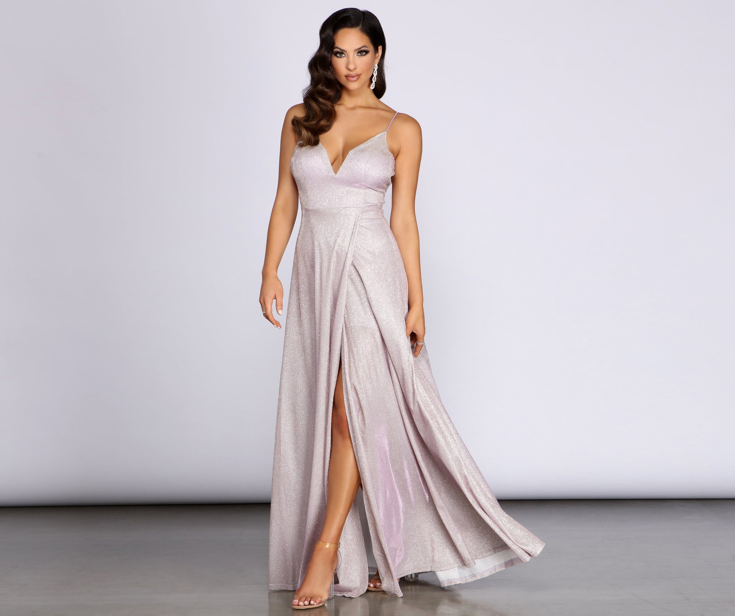 Emelie Glitter Shine A-Line Dress