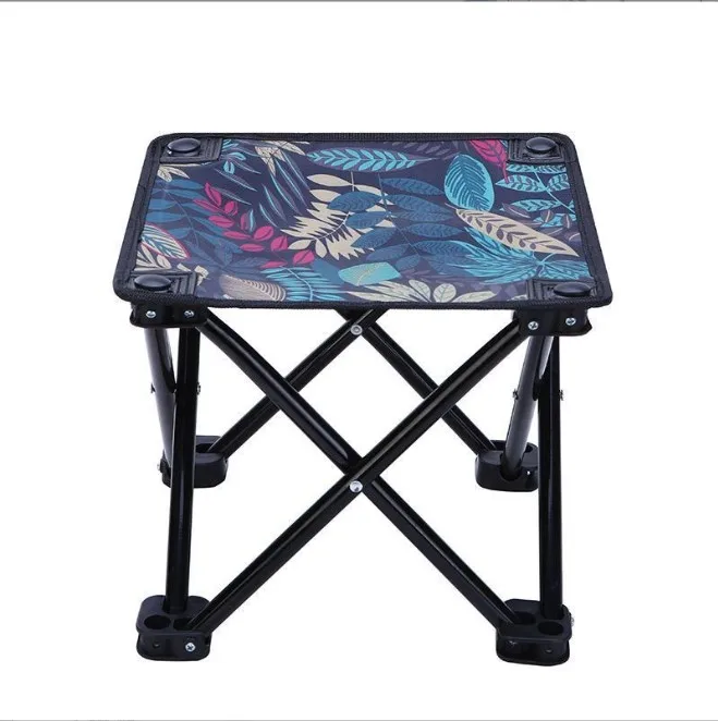 Small Folding Stool / Portable Camping Stool / Lightweight Frame Stool for Fishing Camp Traveling Hiking Beach Garden BBQ