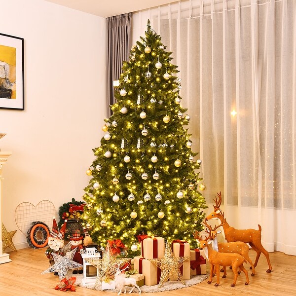 PreLit Christmas Tree Premium Hinged Artificial Fir Tree