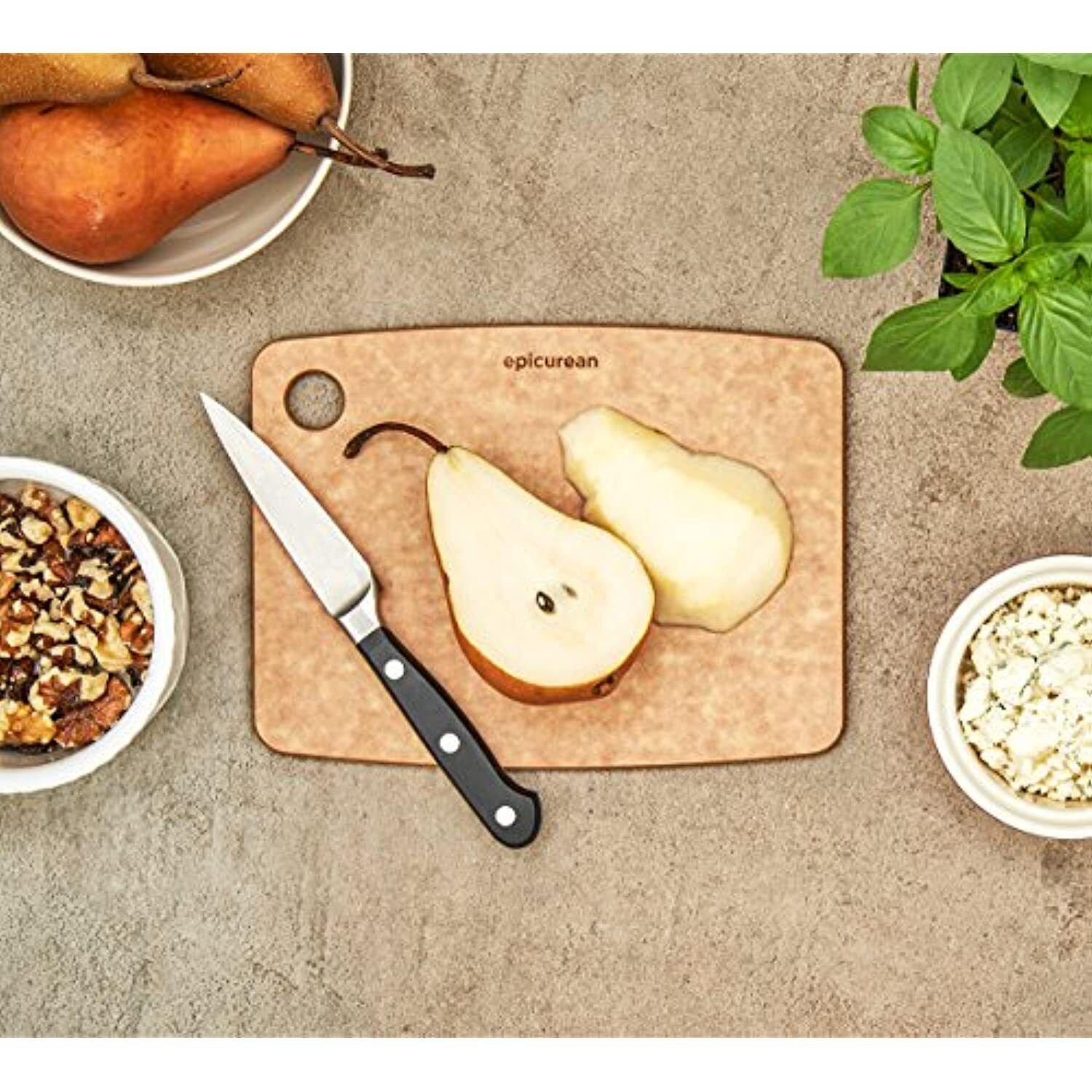 Epicurean Kitchen Series Cutting Board， 8-Inch 6-Inch， Natural