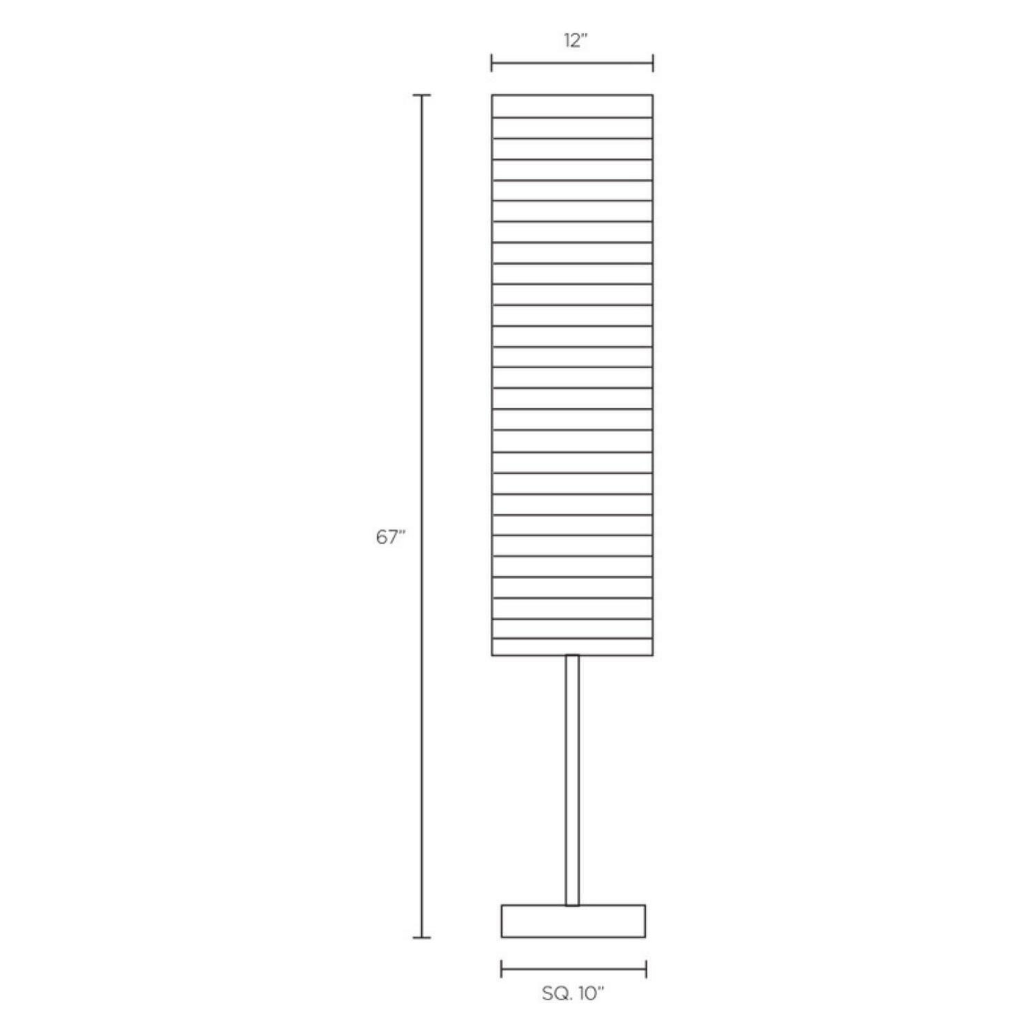 Adesso Gyoza Floorchiere Lamp