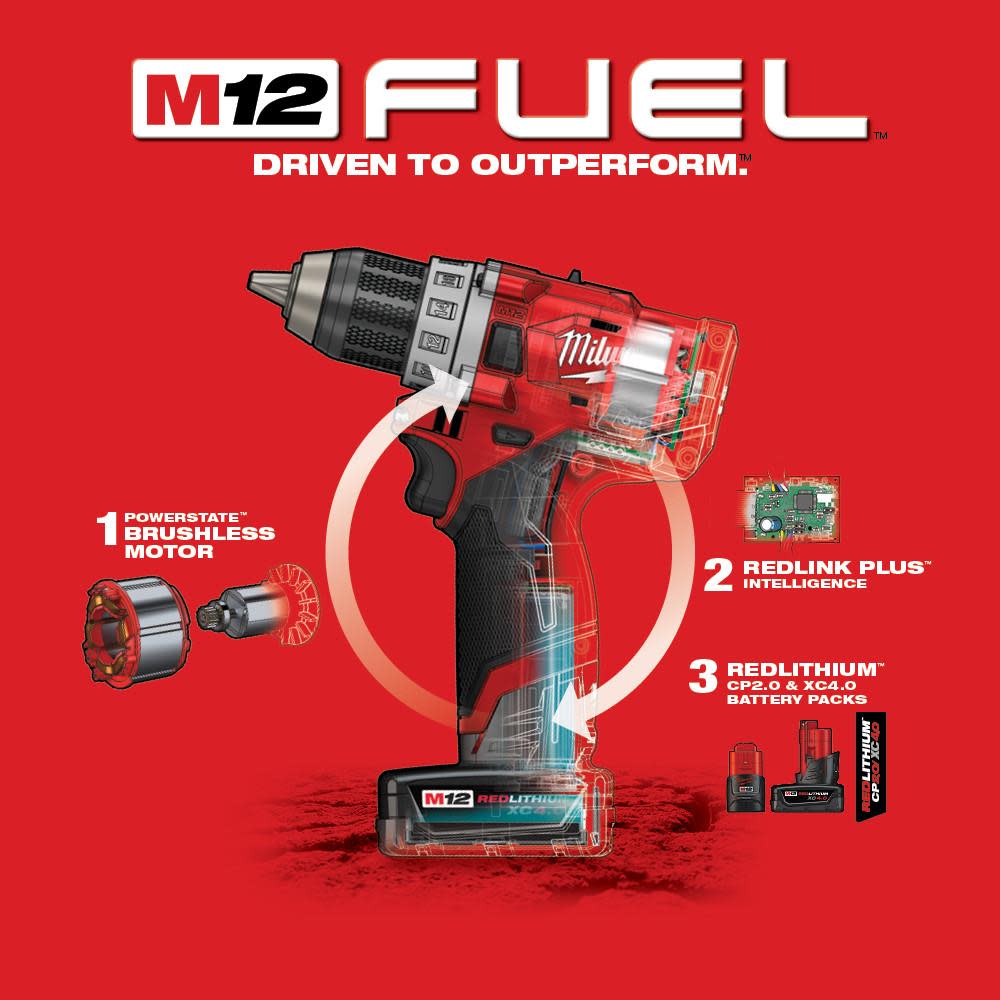 M12 FUEL? 1/2 In. Drill Driver Kit ;