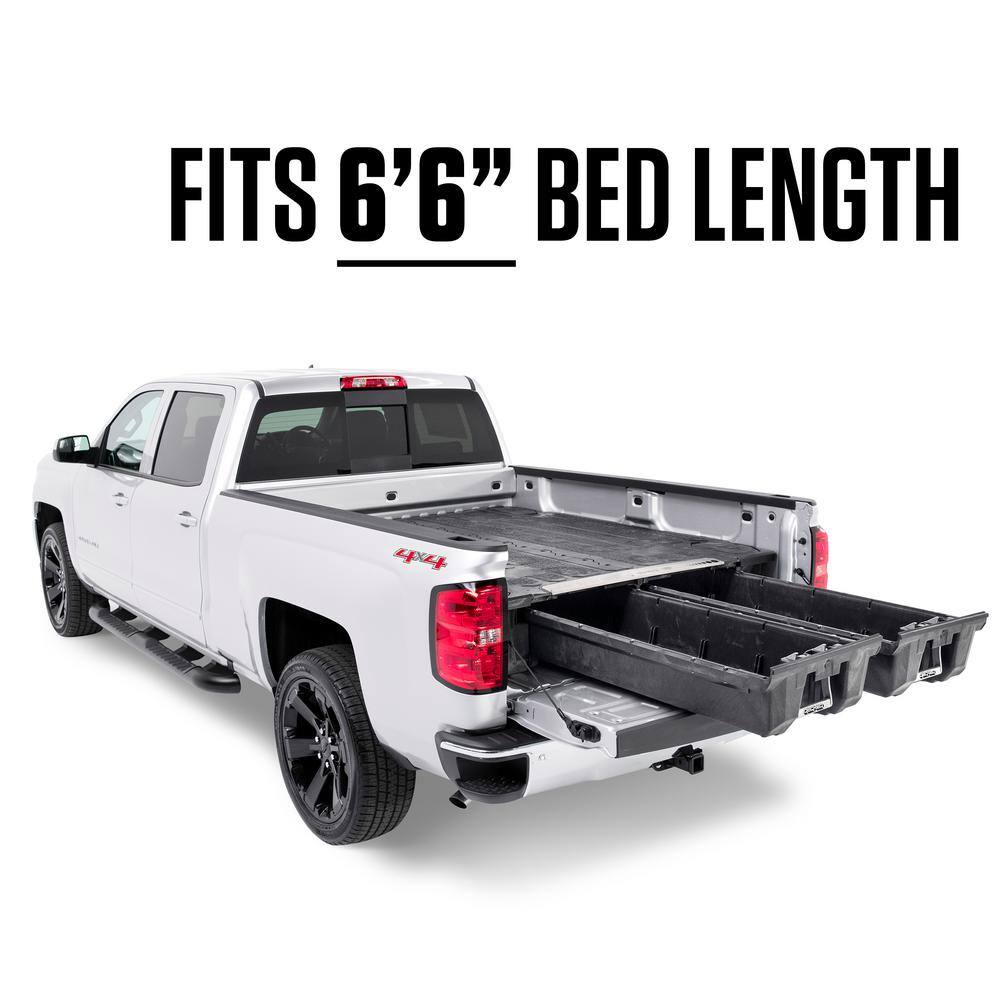 DECKED 6 ft. 6 in. Bed Length Storage System for GMC Sierra or Silverado 1500 (2019-Current) - New wide bed width DG7