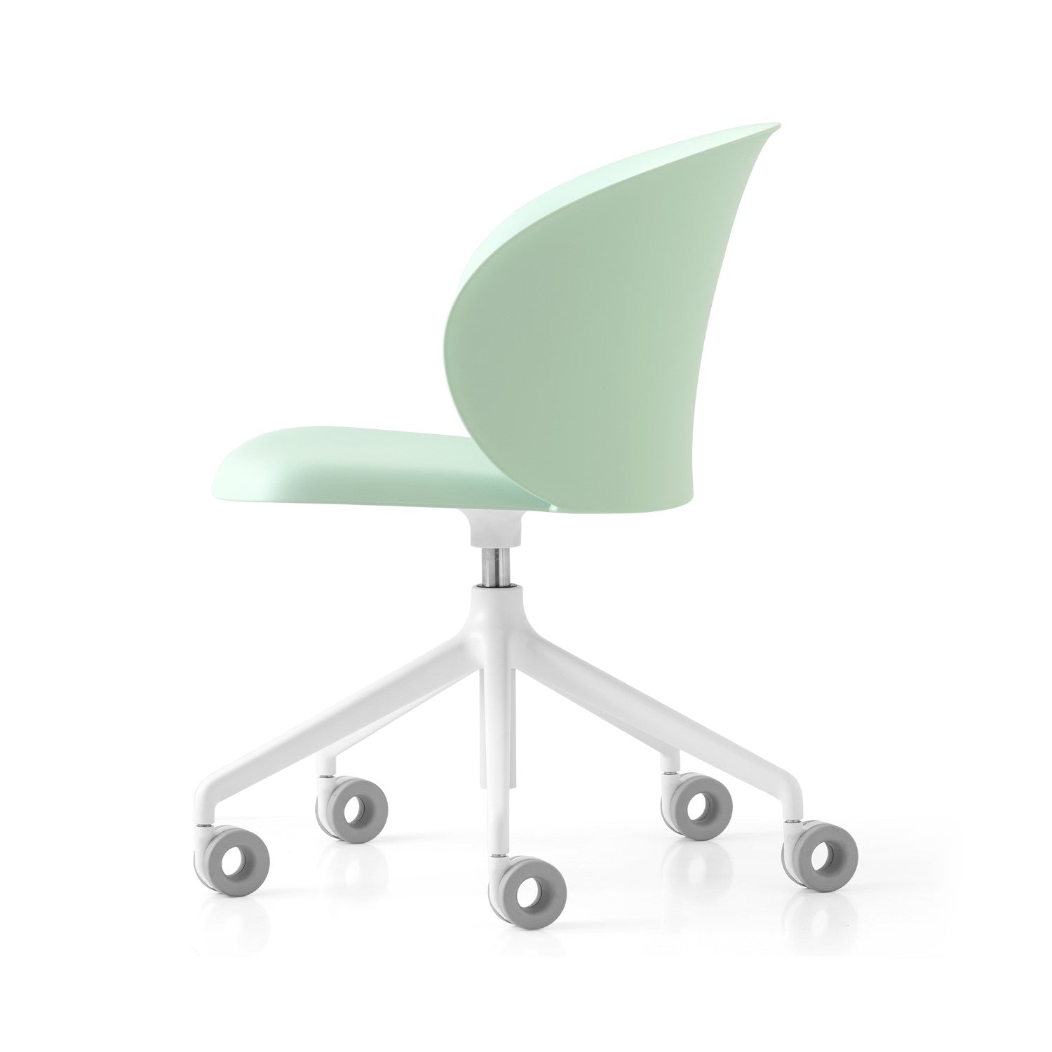 Tuka Indoor/Outdoor Optic White Base Swivel Office Chair