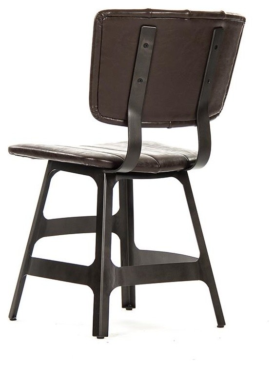 Worksmith Side Chair   Industrial   Armchairs And Accent Chairs   by Nook  ampCottage  Houzz