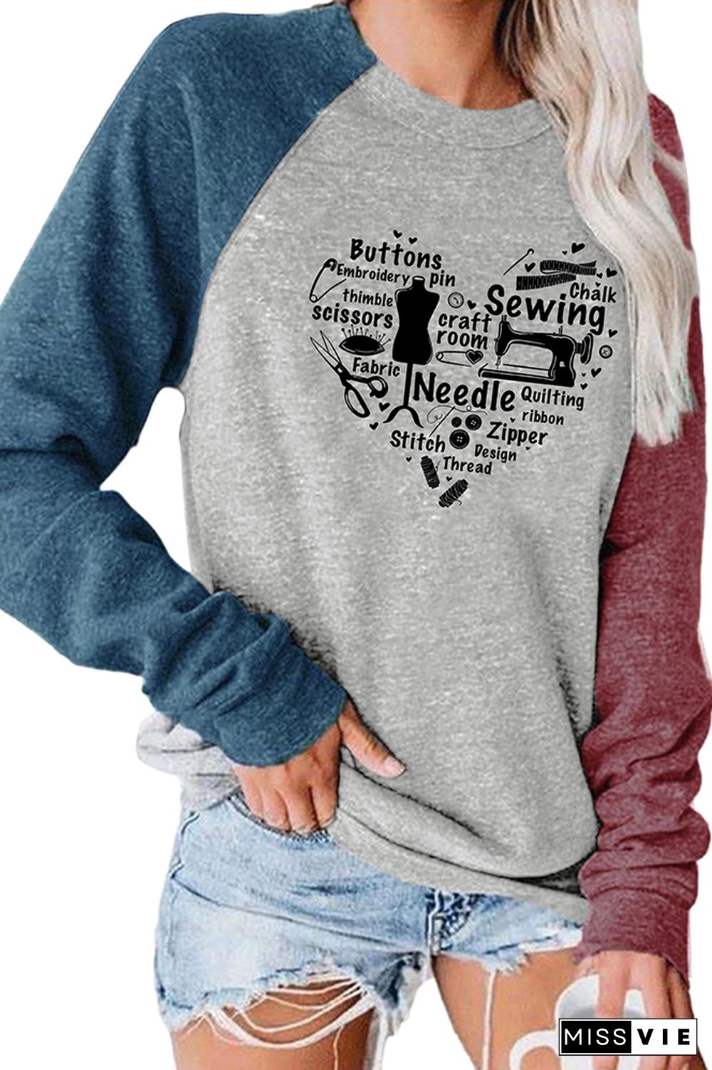 Sewing Files For Cricut Long Sleeve Graphic Tee Wholesale