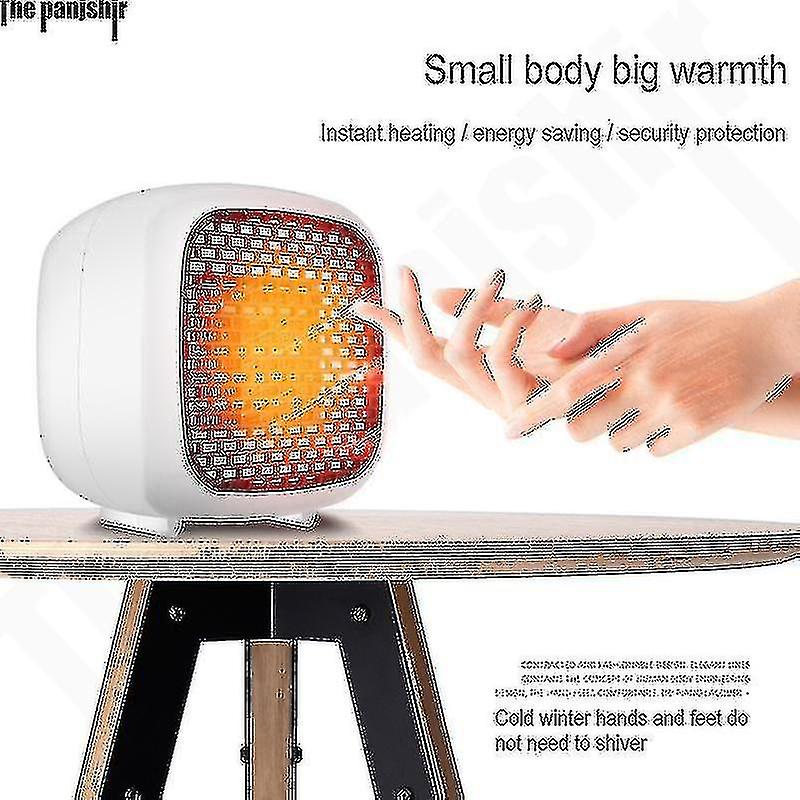 800w Mini Electric Heater Portable Desktop Fan Heater Ptc Ceramic Heating Warm Air Blower Home