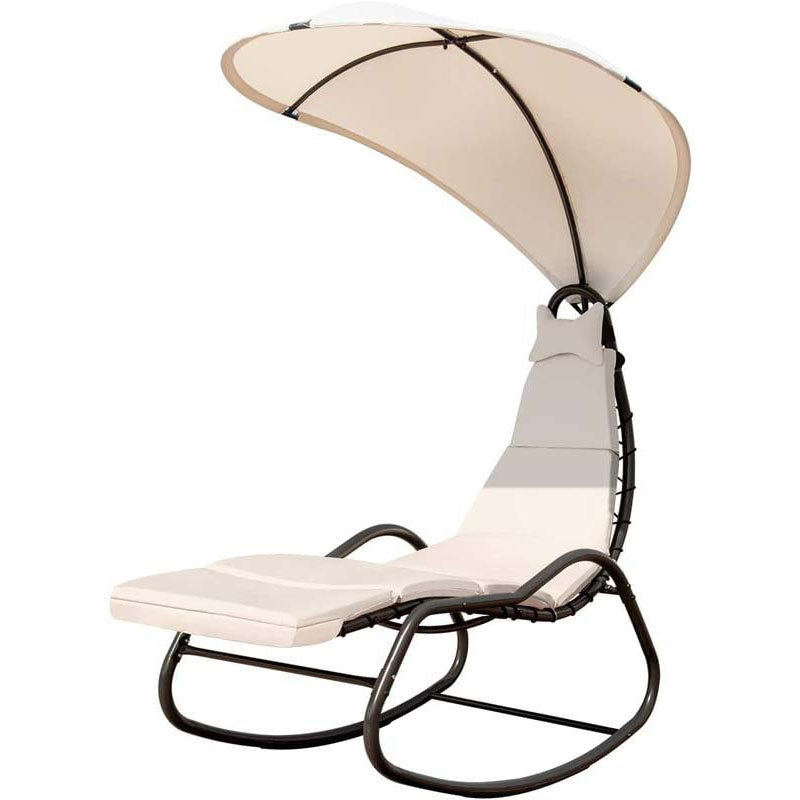 Patio Hanging Swing Chaise Lounge Rocking Chair