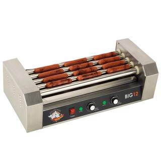 Funtime 180 sq. in. Stainless Steel Hot Dog Roller Grill RDB12SS