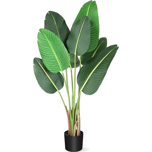 Artificial Tree Fiddle Leaf Fig Plants Faux Plant for Home Decor Indoor Outdoor Office