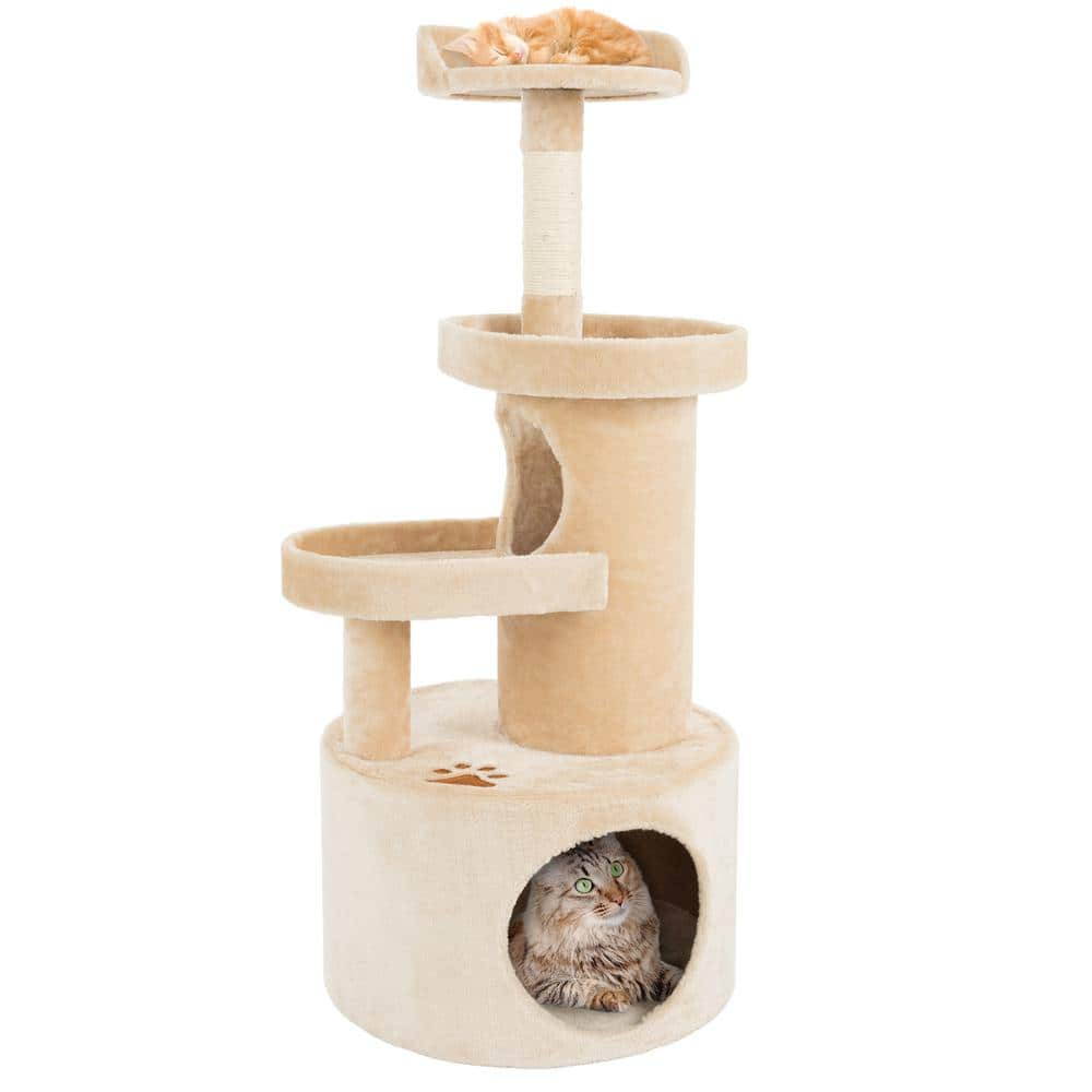 Pet Trex Cat Tree Condo with Tunnel 4 tier 530243LKL