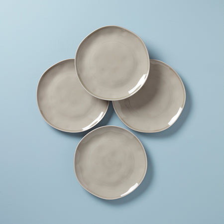 Lenox 894675 Bay Colors Dw Dinner Plates S/4  Grey
