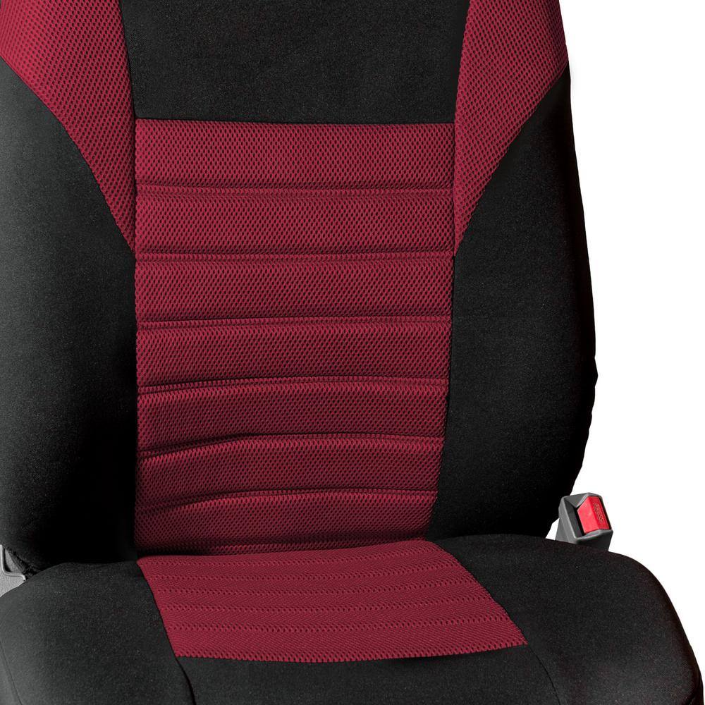 FH Group Premium 3D Air Mesh 47 in. x 23 in. x 1 in. Seat Covers DMFB068102BURGUNDY