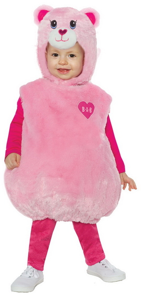 Underwraps Build A Bear Pink Cuddles Teddy Belly B...