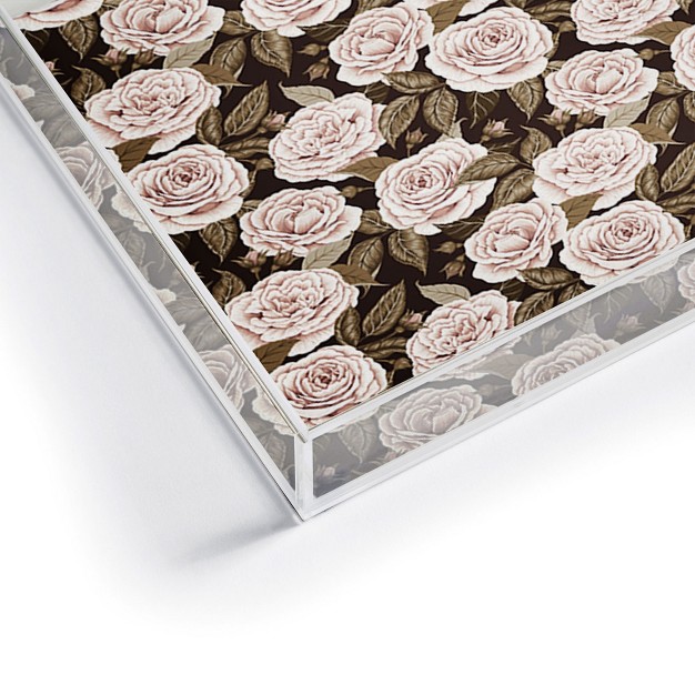 Avenie A Realm Of Roses Dark Academia Acrylic Tray Deny Designs