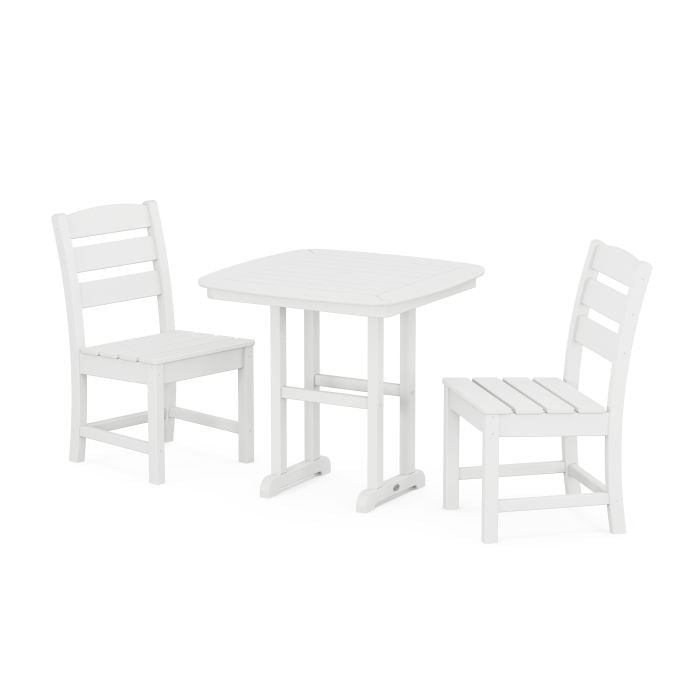 Polywood Lakeside Side Chair 3-Piece Dining Set PWS1213-1