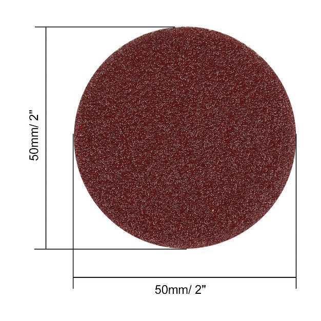 Unique Bargains Hook And Loop Sanding Discs Pads 60 80 120 180 240 Grits Sandpaper 2 Inch 100pcs