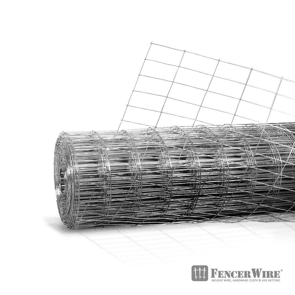 Fencer Wire 6 ft. x 100 ft. 12.5-Gauge Welded Wire Fence with Mesh 2 in. x 4 in. WB125-6X100M24