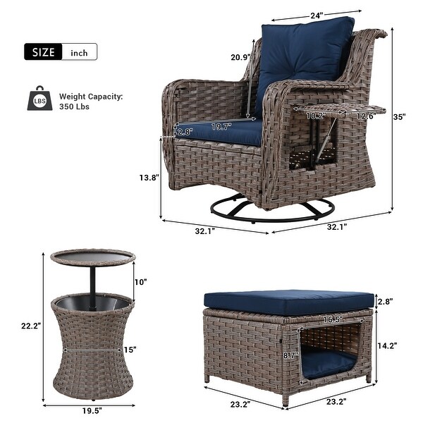 5Piece Outdoor Furniture Set