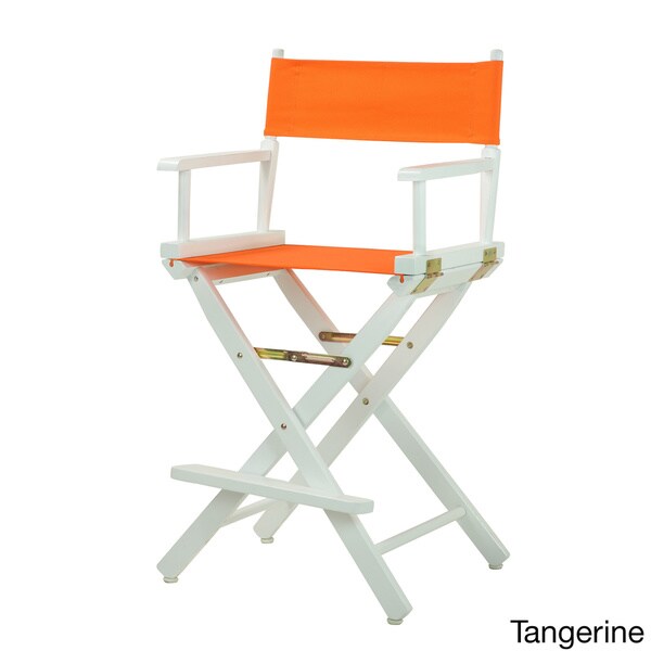 White Frame 24-inch Director's Chair