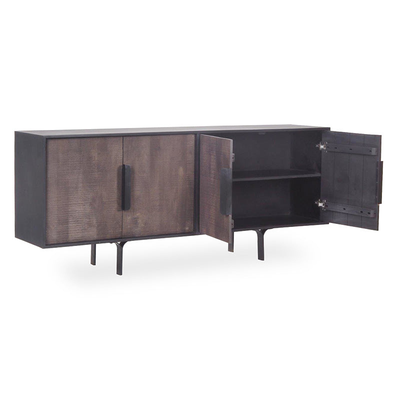 SAHARA Sideboard Buffet 180 cm Solid Mango Wood - Honey