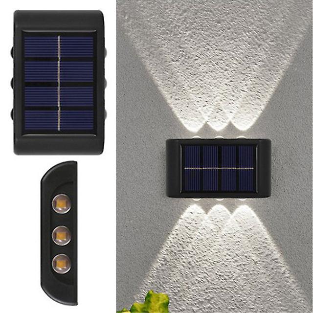 2pc Solar Wall Lamp Outdoor Waterproof Garden Light Decoration For Balcony Courtyard Street Wall Light Garden Solar Street Light