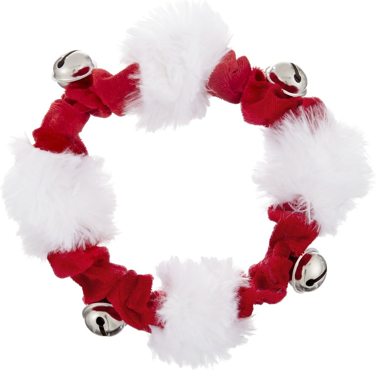 Frisco Jingle Bells Dog and Cat Holiday Collar with Bells， 1 count