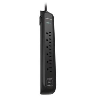 Monster 6 ft. 6-Outlet Power Strip Surge Protector 5004