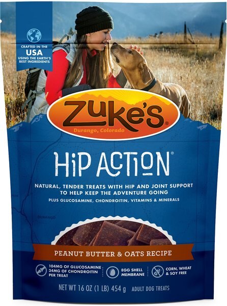 Zuke's Hip and Joint Peanut Butter and Oats Recipe Dog Treats